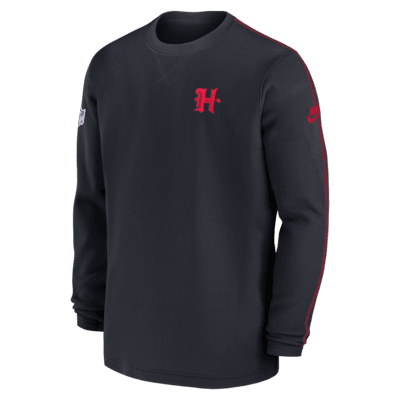 Houston Texans Logo Coach Men’s Nike NFL Long-Sleeve Top