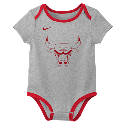 Nike "Chicago Bulls" Baby (0-3M) NBA Bodysuit (2-Pack)