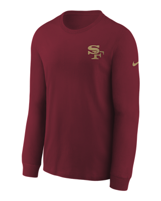 Детская футболка San Francisco 49ers Rivalry Big Kids' Nike NFL Long-Sleeve