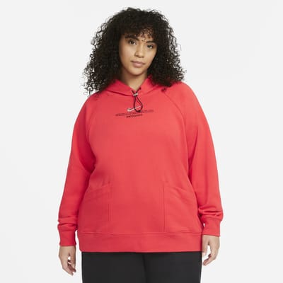 red nike womens hoodie