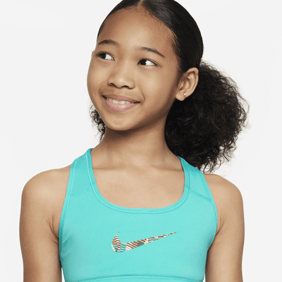 Nike Swoosh Older Kids' (Girls') Reversible Sports Bra