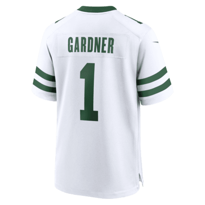 Jersey de fútbol americano Nike de la NFL Game para hombre Sauce Gardner New York Jets