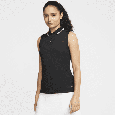 Nike Dri-FIT Victory Women's Sleeveless Golf Polo. Nike GB