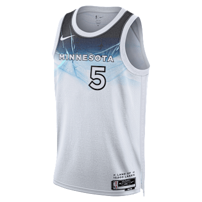 Anthony Edwards Minnesota Timberwolves 2024/25 City Edition Nike Dri-FIT Swingman NBA-jersey voor heren