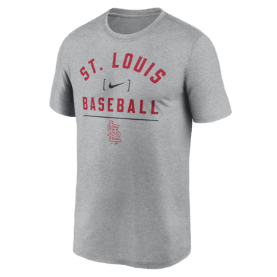 St. Louis Cardinals Arch Baseball Stack Men's Nike Dri-FIT MLB T-Shirt