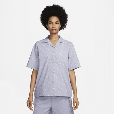 Nike Sportswear Everyday Modern Women's Woven Short-Sleeve Top