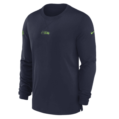 Lids Seattle Seahawks Nike Sideline Infograph Lock Up Performance Long  Sleeve T-Shirt