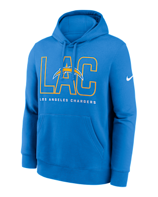 Мужское худи Los Angeles Chargers Busted Play Club Nike NFL Pullover Hoodie