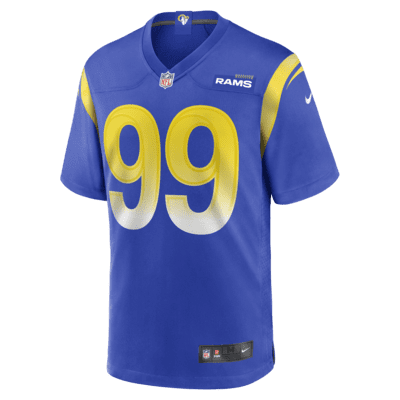 Jersey de fútbol americano Game para hombre NFL Los Angeles Rams (Aaron Donald)