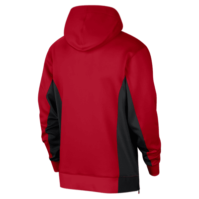 Chicago Bulls Showtime Nike Dri-FIT NBA-Hoodie mit durchgehendem Reißverschluss für Herren