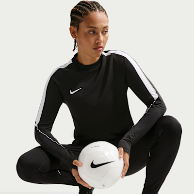 Playera de fútbol Dri-FIT de cuello redondo para mujer Nike Strike