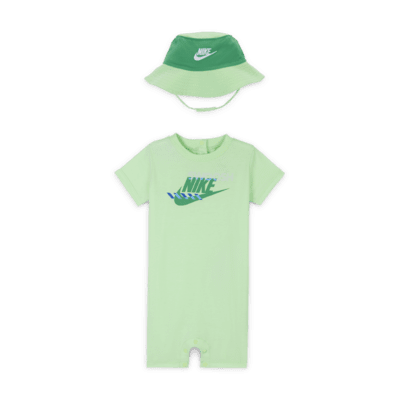 Nike Sportswear PE Baby (12–24M) Romper and Bucket Hat Set