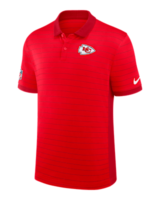 Мужские  Kansas City Chiefs Sideline Victory Stripe Nike Dri-FIT NFL Polo