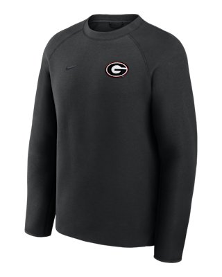 Мужские  Georgia Tech Fleece Nike College Pullover Crew