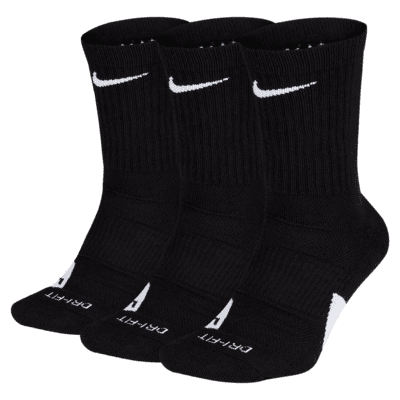 nike elite basketball crew socks 3 pack