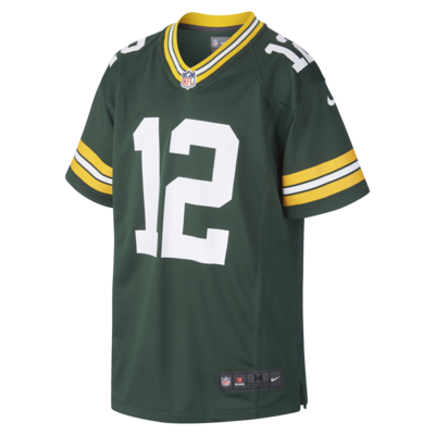 NFL Green Bay Packers (Aaron Rodgers) Older Kids' Game American Football  Jersey. Nike LU