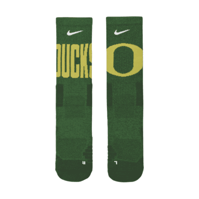 Nike College Elite (Oregon) Basketball Crew Socks