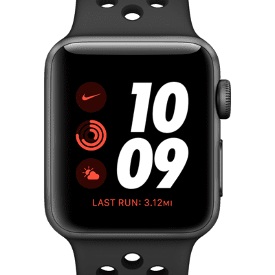 with Nike Sport Band 42mm Space Grey 
