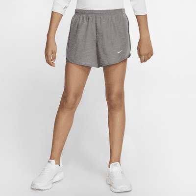 white nike tempo shorts