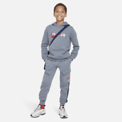 Felpa pullover in fleece con cappuccio Nike Air – Ragazzo/a