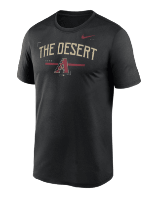 Arizona Diamondbacks Nike Team Arched Lockup Legend Performance T Shirt  Black - Limotees