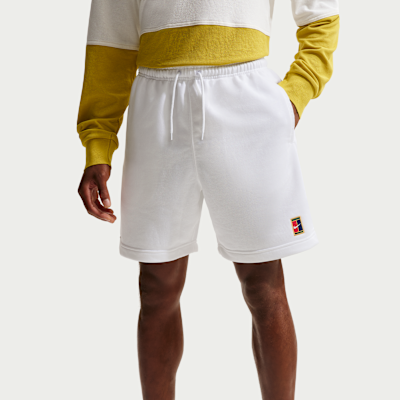 NikeCourt Heritage Dri-FIT tennisshorts van fleece voor heren