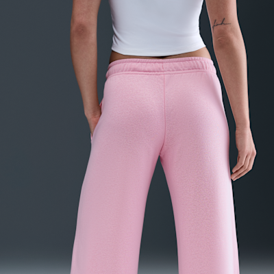 Nike Sportswear Club Fleece Women's Mid-Rise Wide-Leg Sweatpants