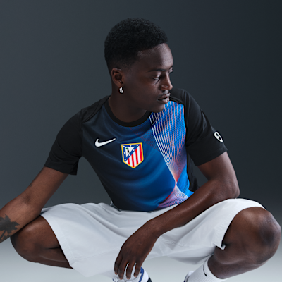 Pánské třetí předzápasové fotbalové tričko Nike Dri-FIT Total 90 Atlético Madrid Academy Pro