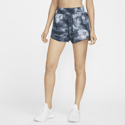 Nike One Women's Dri-FIT High-Waisted 7.5cm (approx.) Brief-Lined Printed Shorts