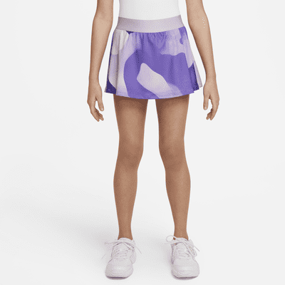 NikeCourt Dri-FIT Victory Big Kids' (Girls') Printed Tennis Skirt