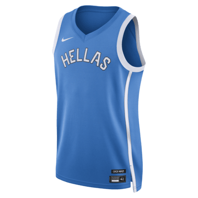 Maglia da basket Nike Grecia Limited da donna – Road