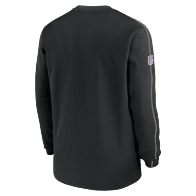 New Orleans Saints Sideline Coach Men’s Nike NFL Long-Sleeve Top