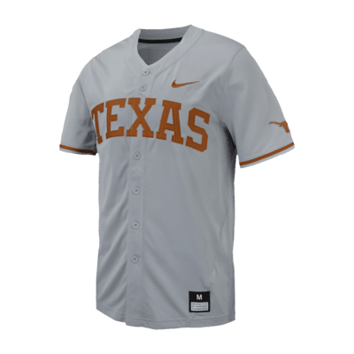 Jersey de béisbol universitario Nike Replica para hombre Texas