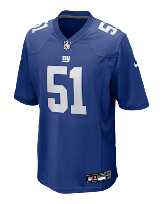 Мужские джерси Abdul Carter New York Giants 2025 NFL Draft First Round Pick Nike NFL Game Jersey