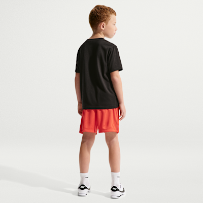 Nike Sportswear Little Kids' Victory Lap 2-Piece Mesh Shorts Set