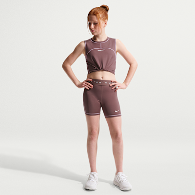 Nike Pro Dri-FIT shorts voor kinderen (8 cm)
