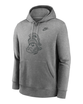 Мужское худи Michigan State Spartans Legacy Club Primary Logo Nike College Pullover Hoodie