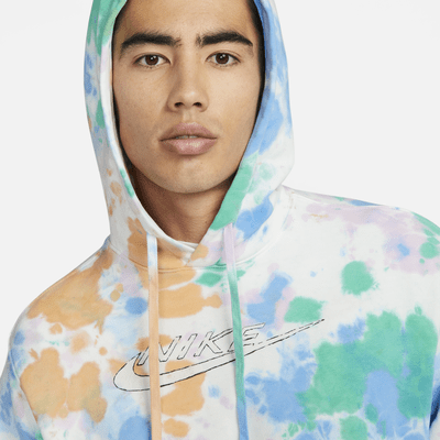 Nike Sportswear Club Fleece Men's Ice-Dye Pullover Hoodie