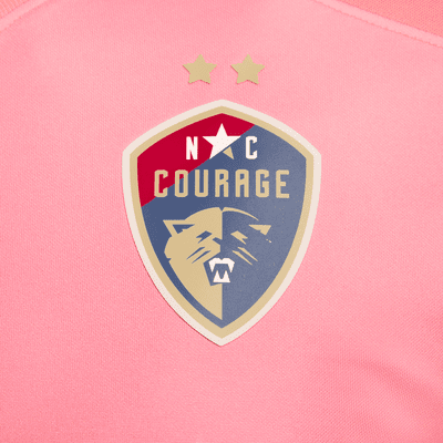 Jersey Nike Dri-FIT de la NWSL replica del North Carolina Courage visitante 2024 Stadium para mujer