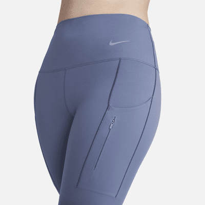 Leggings de tiro alto de 7/8 Therma-FIT con bolsillos para mujer Nike Go