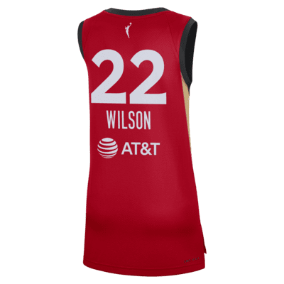 Camiseta Nike Dri-FIT WNBA Victory A'ja Wilson Aces Explorer Edition