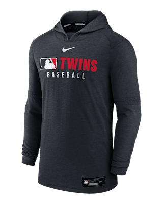 Мужское худи Minnesota Twins Authentic Collection Nike Dri-FIT MLB Pullover Hoodie