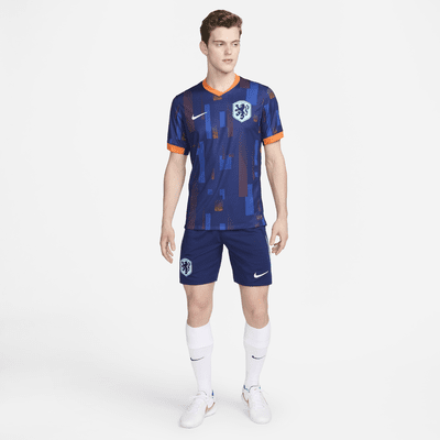 Nederland 2024 Stadium Uit Nike Dri-FIT replica voetbalshorts voor heren