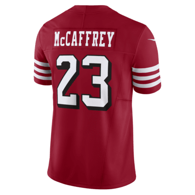 Jersey de fútbol americano Nike Dri-FIT de la NFL Limited para hombre Christian McCaffrey San Francisco 49ers