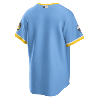RARE* NIKE Milwaukee BREWERS AUTHENTIC Jersey 44 City Connect shirt BREW  CREW