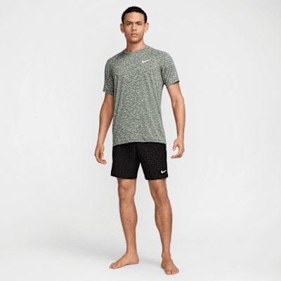 Maglia da nuoto Hydroguard mélange a manica corta Nike – Uomo