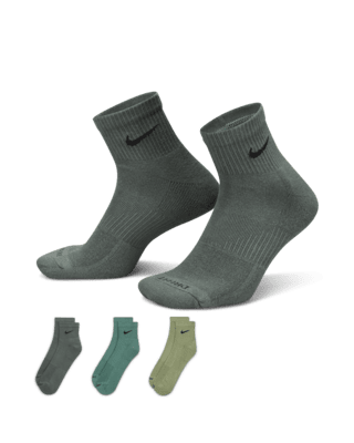 Unisex носки Nike Everyday Plus Cushioned Training Ankle Socks (3 Pairs) для тренировок