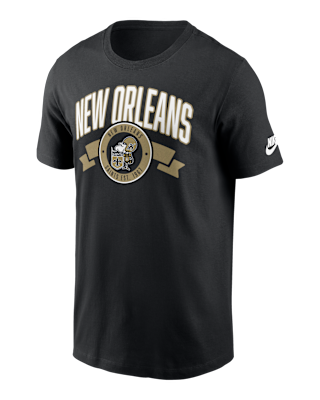 Мужская футболка New Orleans Saints Rewind Front And Back Hit Essential Nike NFL