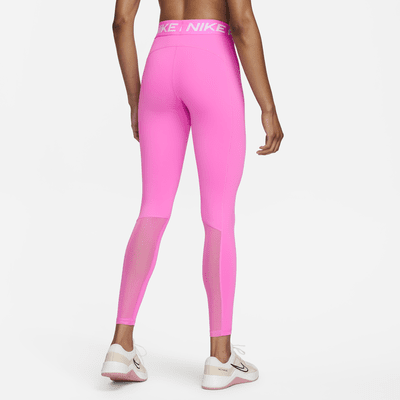 Nike Pro Leggings de talle medio con paneles de malla - Mujer