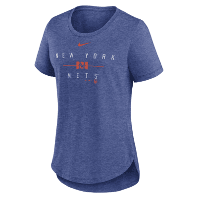 New York Mets Knockout Team Stack Women's Nike MLB T-Shirt